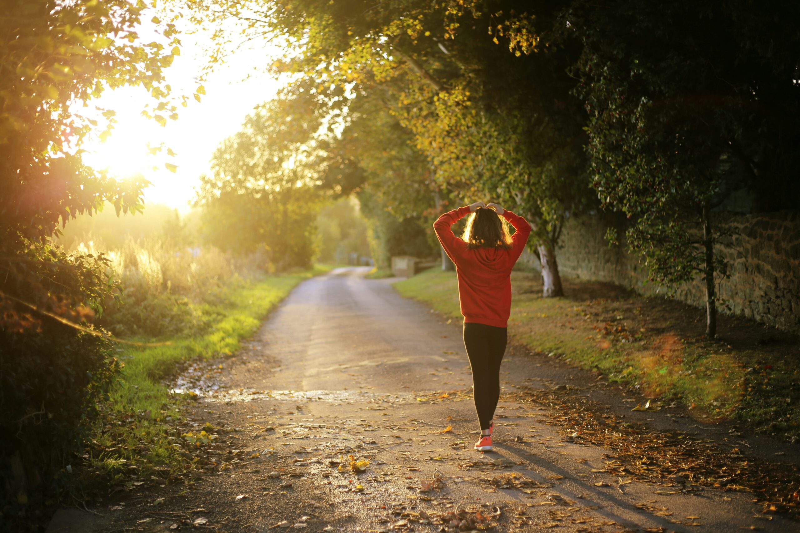 Person on a walk