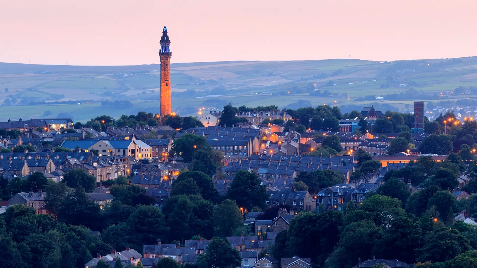 View of Wainhouse Tower Halifax