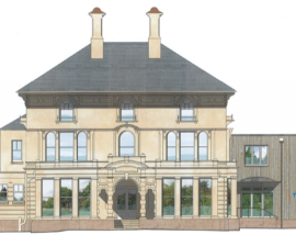 Sketch of building plan